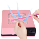 60W Portable Dental Vacuum Cleaner Lab Desktop Dust Collector With LED