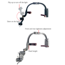 (Only Batteries) 3.5X Dental Surgical Medical Binocular Loupes