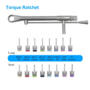 Complete Dental Implant Kit with Universal Wrench, Ratchet Drivers & Repair Tools - Prosthetic 10-70NCM - Ideal for Dentists & Oral Surgeons, Easy to Use & Versatile.