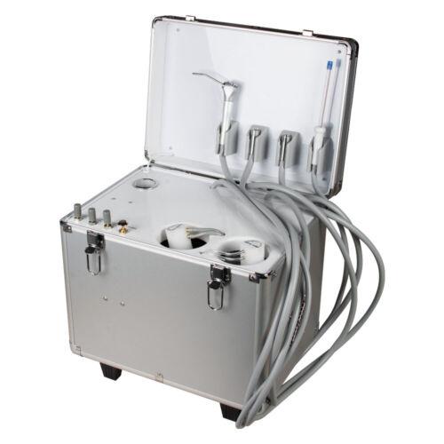 Portable Dental Delivery Unit - Complete with Syringe, Suction & 4-Hole Connector