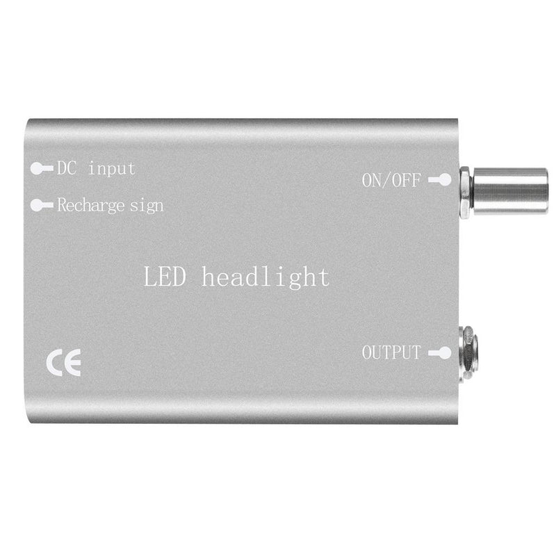 Dental Headlamp Battery for Head Light Lamp Battery Back Up Silver