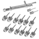 Dental Implant Torque Wrench Ratchet Kit, 14-Piece Set