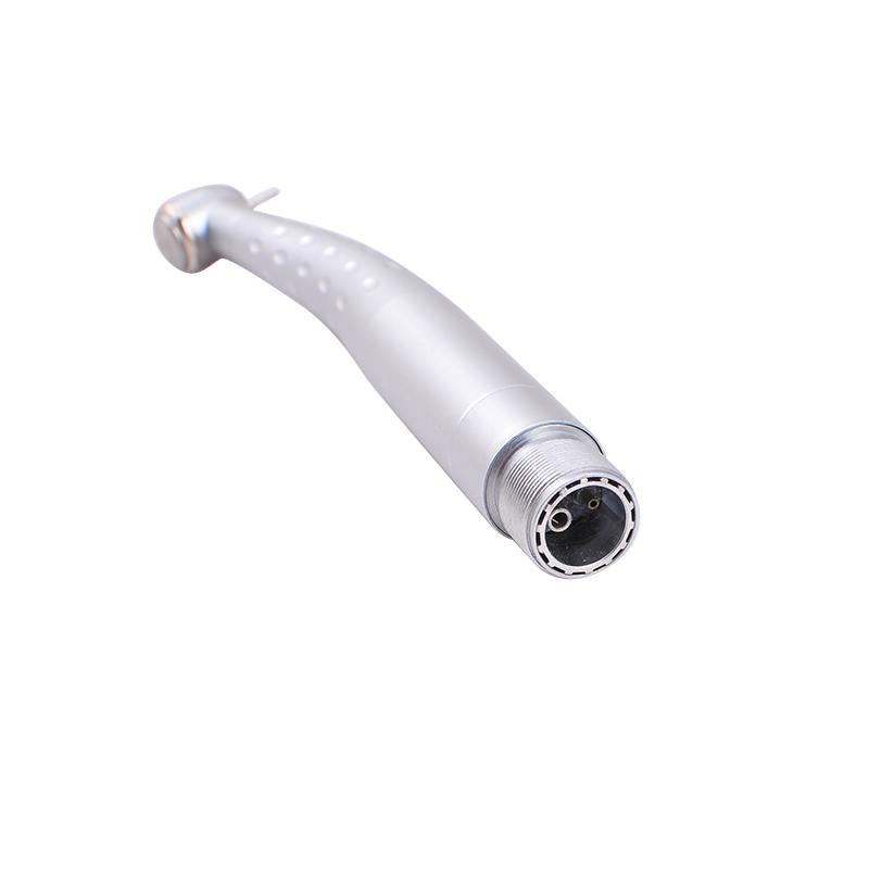 High-Torque Fiber Optic Handpiece - 2-Hole, 3-Spray, Push Button, Oval Handle