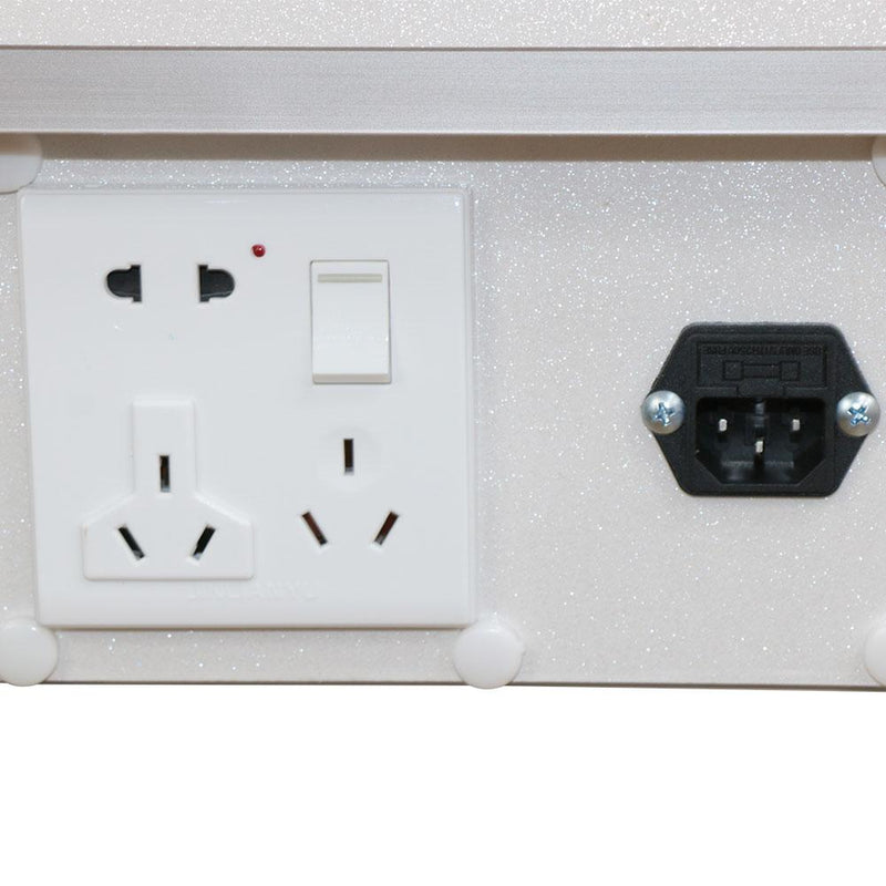 Mobile Dental Cart with Built-in Socket, Water Bottle Holder & Rolling Trolley Base