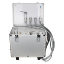 Portable Dental Delivery Unit - Complete with Syringe, Suction & 4-Hole Connector