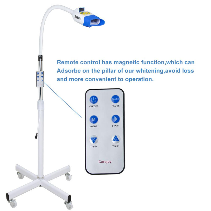 3-Color Light Therapy System for Teeth Whitening - LED Lamp with Remote