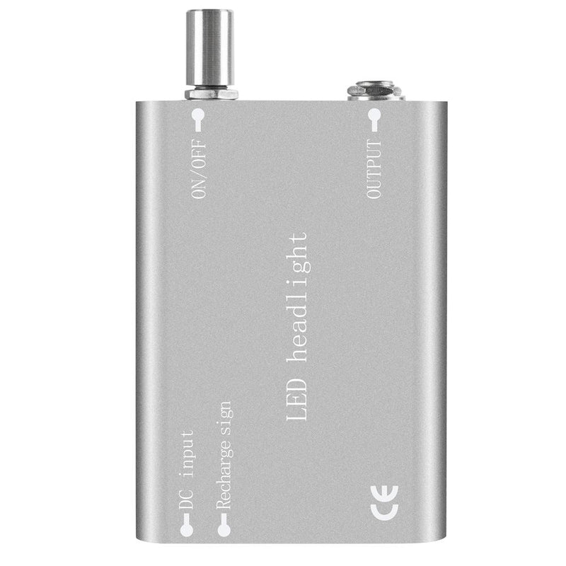 Dental Headlamp Battery for Head Light Lamp Battery Back Up Silver