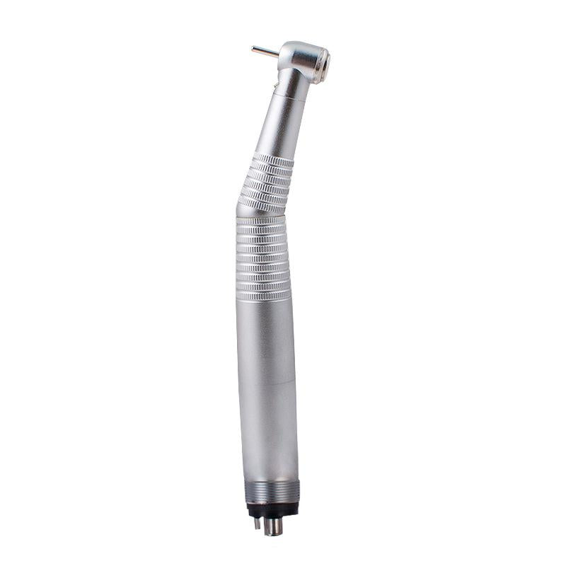 High-Speed Dental Handpiece with Fiber Optic Light and 3-Way Push Button (4-Hole Design)
