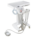 4-HOLE Dental Delivery Mobile Cart Unit Equipment no compressor