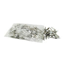 100 Pcs Dental Prophy Brush White Nylon Tapered Type Polishing Brush