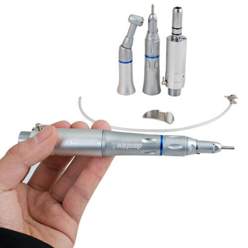 Low Speed Handpiece Dental Push Button 2 Hole Contra Angle E-type Air Motor Kit