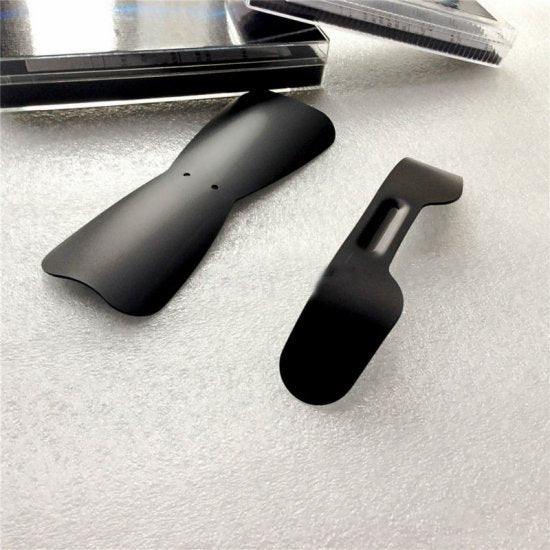 Dental Lab 4pcs Stainless Steel Mirror and Photographic Black Background Board