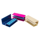 Autoclavable Aluminum Bur Block with Cover, 16-Hole for FG Burs (High-Speed)