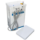 Portable Dental Delivery Treatment Cart Unit Equipment Mobile & Compressor