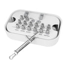 Dental Implant Torque Wrench Ratchet Kit, 14-Piece Set