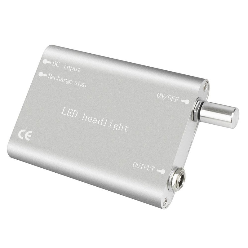 Dental Headlamp Battery for Head Light Lamp Battery Back Up Silver