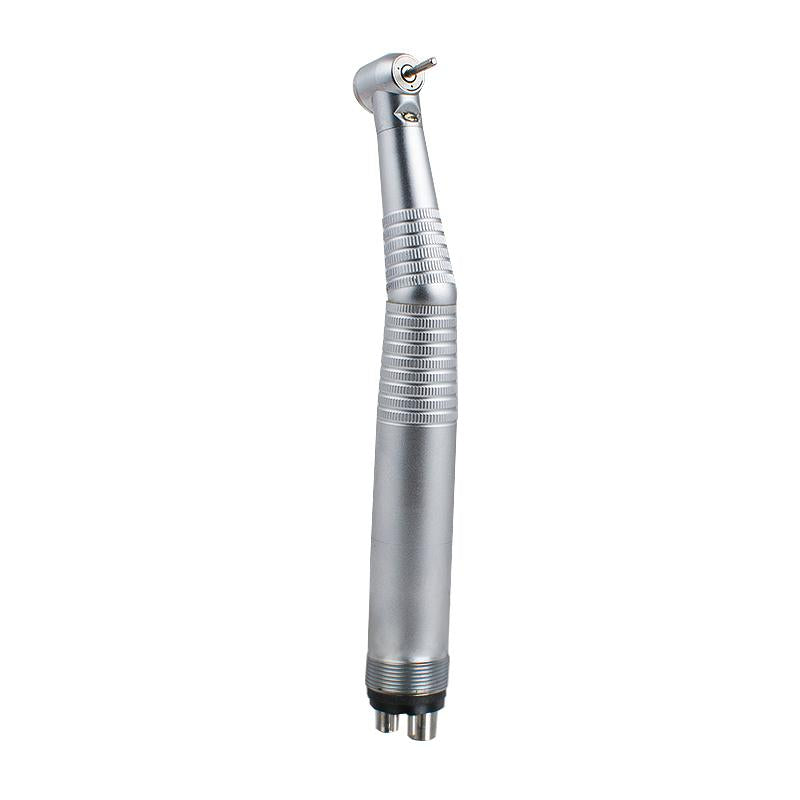 High-Speed Dental Handpiece with Fiber Optic Light and 3-Way Push Button (4-Hole Design)