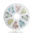 Dental Fiber Post Kit, 200-Piece Glass Quartz Restorative Set (1.2-1.8mm Diameter)