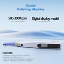 6-Speed LCD Polishing Motor - Wireless Prophy Handpiece with 2 Angles, 3000RPM Max