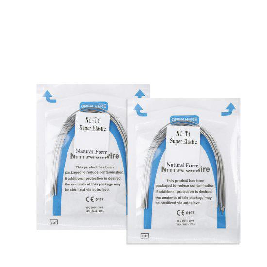 Transform Your Smile with Arch Wire Dental Orthodontics Super Elastic Rectangular Natural Form 0.019*0.025mm Upper - The Perfect Solution for Perfect Teeth Alignment and Oral Health