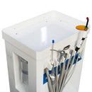 Portable Dental Delivery Treatment Cart Unit Equipment Mobile & Compressor