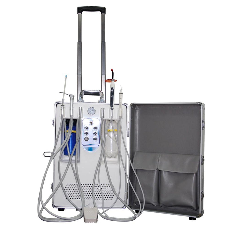 Dental Portable All in One Delivery Unit with LED Curing Light Ultrasonic Scaler