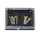 1.0MM 10Pcs Dental Fiber Post Glass Set Refill Drill Thread Files
