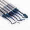 6Pcs/Set Dental Composite Resin Filling Spatula Titanium Plated Head