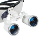 Dental Surgical Medical Binocular Loupes 3.5X 420mm Optical Glass Loupe with Black Frame