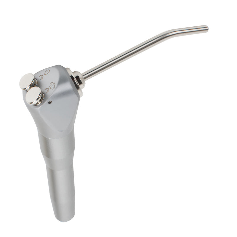 Dental Air Water Spray Triple 3 Way Syringe Handpiece + 2 Nozzles Tips Tubes