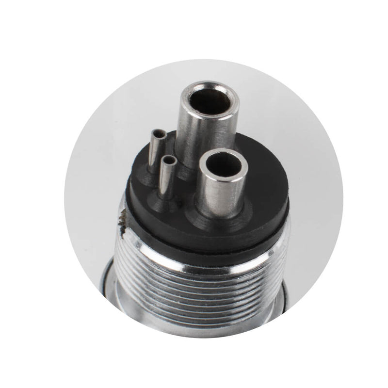 4-Hole Dental High Speed LED Handpiece Standard Torque Push Button 3 Water Spray