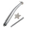 4-Hole Dental High Speed LED Handpiece Standard Torque Push Button 3 Water Spray
