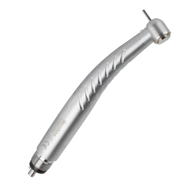 4-Hole Dental High Speed LED Handpiece Standard Torque Push Button 3 Water Spray