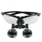 Dental Surgical Medical Binocular Loupes 2.5X 320mm Optical Glass Loupe for Dentist (Black)