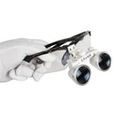 Dental Binocular Loupes 2.5X 420mm Optical Glass Loupe for Dentists Dental Surgical Black