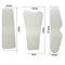 3Pcs Dental Orthodontic Intra-Oral Stainless Steel Mirror 100% Reflectivity