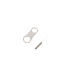 2 Hole Dental High Speed LED Handpiece Large Torque Push Button 3 Water Spray with Oval Handle