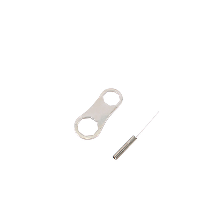 2 Hole Dental High Speed LED Handpiece Large Torque Push Button 3 Water Spray with Oval Handle