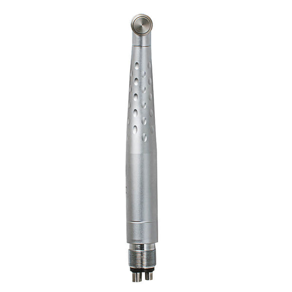 4 Hole Dental High Speed LED Handpiece Standard Torque Push Button 3 Water Spray with Oval Handle