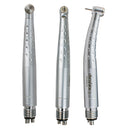 4 Hole Dental High Speed LED Handpiece Standard Torque Push Button 3 Water Spray with Oval Handle