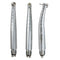 4 Hole Dental High Speed LED Handpiece Standard Torque Push Button 3 Water Spray with Oval Handle