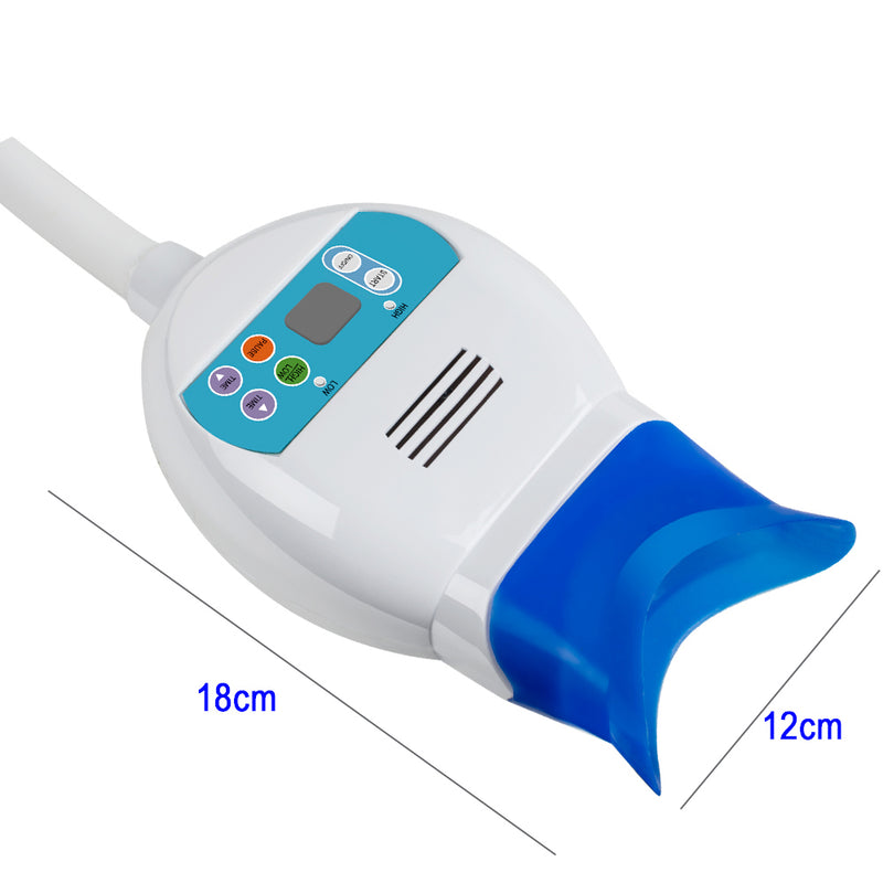 Dental Teeth Whitening Cold 8 LED Light Lamp Bleaching Accelerator Holding on Dental Chair