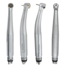 4-Hole Dental LED Handpiece Push Button 3 Way High Speed Handpiece