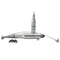 E-type Dental Slow Speed Handpiece Kit Air Motor 4 Holes