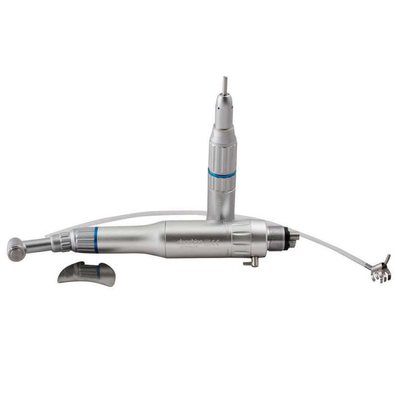 E-type Dental Slow Speed Handpiece Kit Air Motor 4 Holes