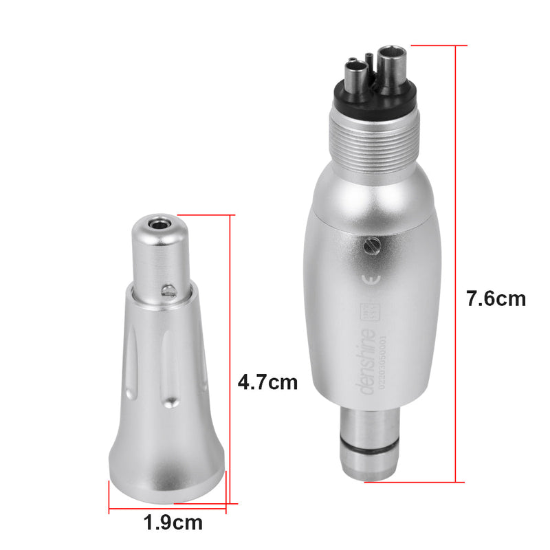 4 Hole Dental Low Speed Prophy Air Motor Handpiece Kit +100pcs Dental Prophy Angles