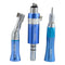 4 Holes Dental Colorful Low Speed Handpiece Kit Contra Angle Straight Air Motor