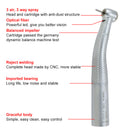 Dental High Speed Handpiece LED Fiber Optic With Quick Coupling For Dentist