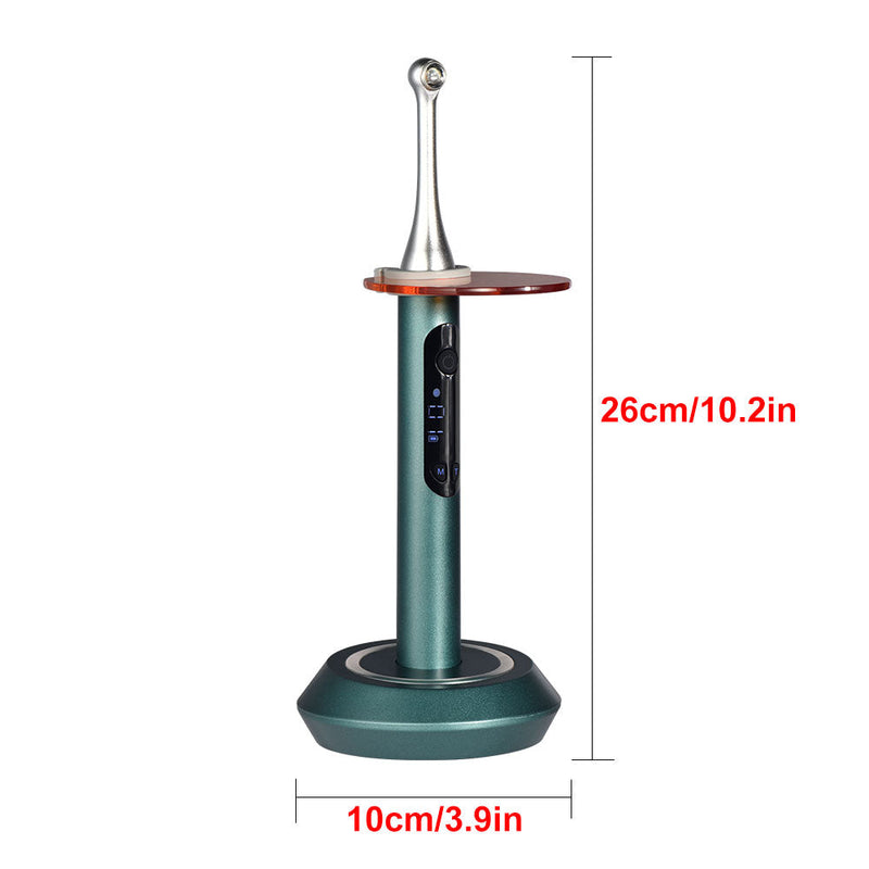 Dental Cordless Curing Light 1 Second Cure Lamp with 4 working modes
