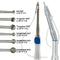 Dental Micro Surgery Surgical Operation Straight Contra Angle Handpiece